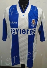 Retro version 94-95 Porto Home White&Blue Thailand Soccer Jersey AAA-503