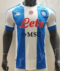 Commemorative Edition Napoli Home Blue&White Thailand Soccer Jersey AAA-416