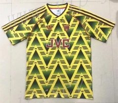 Retro Version 91-93 Liverpool Away Yellow Thailand Soccer Jersey AAA-908