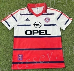 Retro Version 98-00 Bayern München Away Red&White Thailand Soccer Jersey AAA-503