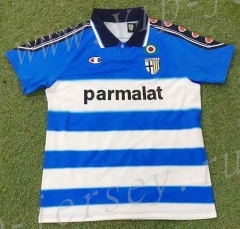 Retro Edition 1999-2000 Parma Calcio 2nd Away White&Blue Thailand Soccer Jersey AAA-503