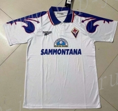 Retro Version 95-96 Fiorentina Away White Thailand Soccer Jersey AAA-422