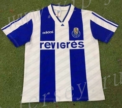 Retro Version 94-95 Porto Home Blue&White Thailand Soccer Jersey AAA-HR