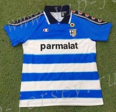 Retro Edition 99-00 Parma Calcio 2nd Away Blue&White Thailand Soccer Jersey AAA-503