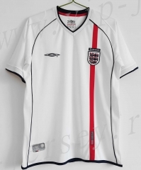 Retro Version 01-03 England Home White Thailand Soccer Jersey AAA-C1046