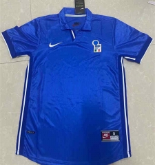 Retro Version 1998 Italy Home Blue Thailand Soccer Jersey AAA-811
