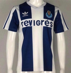Retro Version 90-93 Porto Home Blue&White Thailand Soccer Jersey AAA-503