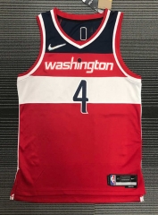 75th Anniversary Washington Wizards Red #4 NBA Jersey-311