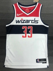 75th Anniversary Washington Wizards White #33 NBA Jersey-311