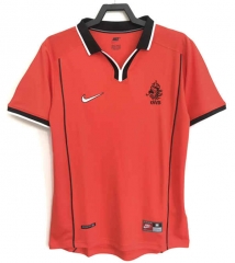 Retro Version 1998 Netherlands Home Orange Thailand Soccer Jersey AAA-811