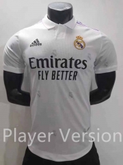 Player Version 2022-2023 Real Madrid Home White Thailand Soccer Jersey AAA-2016