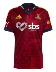 2022 Highlanders Away Red Thailand Rugby Jersey