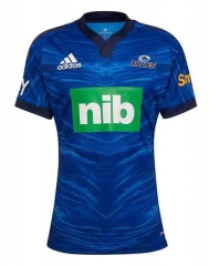 2022 Blues Home Blue Thailand Rugby Shirt
