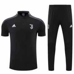 2022-2022 Juventus Black Thailand Polo Uniform-CS