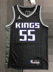 2022 Limited Edition Jordan Sacramento Kings Black #55 NBA Jersey-311