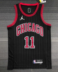 2021-2022 Jordan Chicago Bulls Black #11 NBA Jersey-311
