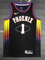2021-2022 City Edition Phoenix Suns #1 NBA Jersey-311