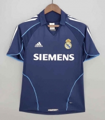 Retro Version 05-06 Real Madrid Away Royal Blue Thailand Soccer Jersey AAA-1658