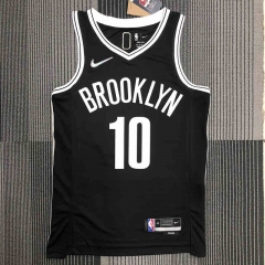 75th Anniversary Brooklyn Nets Black #10 NBA Jersey-311