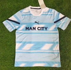 2022-2023 Manchester City Blue&White Training Soccer Jersey AAA-802