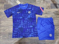 2022-2023 Chelsea Home Blue Soccer Uniform-709