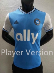 Player Version 2022-2023 Charlotte FC Home Blue Thailand Soccer Jersey AAA-9926