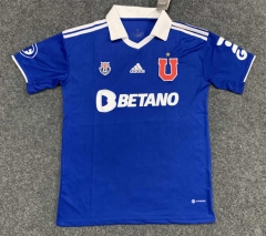 2022-2023 Universidad de Chile Home Blue Thailand Soccer Jersey AAA-GB