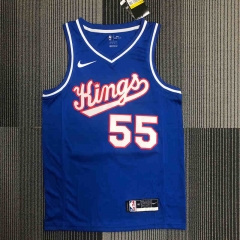 Sacramento Kings Blue #55 NBA Jersey-311