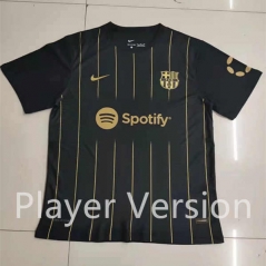 Player Version 2022-2023 Barcelona Black Thailand Soccer Jersey AAA-807