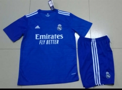 2022-2023 Real Madrid Away Blue Soccer Uniform-718
