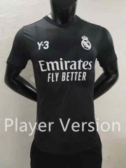 Player Version Y3 2022-2023 Real Madrid Black Thailand Soccer Jersey AAA-9926
