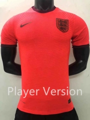 Player Version 2022-2023 England Away Orange Thailand Soccer Jersey AAA-609
