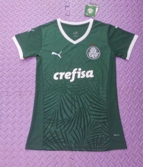 2022-2023 SE Palmeiras Home Green Women Thailand Soccer Jersey AAA-708