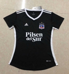 2022-2023 Colo-Colo Away Black Women Thailand Soccer Jersey AAA-HR