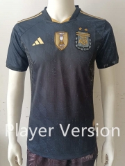 Player Version 2022-2023 Argentina Black Thailand Soccer Jersey AAA-807