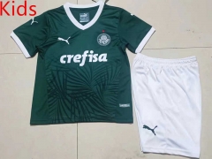 2022-2023 Palmeiras Home Green Kids/Youth Soccer Uniform-507