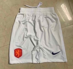 2022-2023 Netherlands White Thailand Soccer Shorts