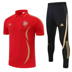 2022-2023 Arsenal Red Thailand Polo Uniform-4627