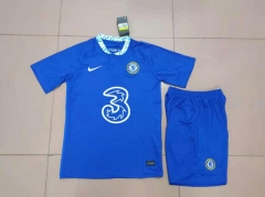 2022-2023 Chelsea Home Blue Kid/Youth Soccer Uniform-718