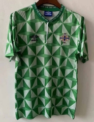 Retro Version 1990 Northern Ireland Home Green Thailand Soccer Jersey AAA-AY