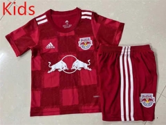 2022-2023 RB Leipzig Away Red Youth/Kids Soccer Uniform-3801