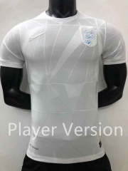 Player Version 2022-2023 Correct Version England Home White Thailand Soccer Jersey AAA-2016