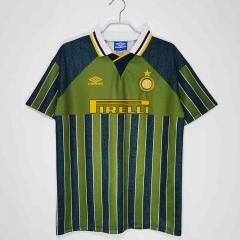 Retro version 95-96 Inter Milan Away Green Thailand Soccer Jersey AAA-C1046