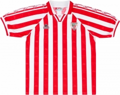 Retro Version 95-97 Athletic Bilbao Home Red and White Thailand Soccer Jersey AAA-512