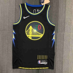 Limited Edition 2022 City Edition Warriors Black #30 NBA Jersey-311