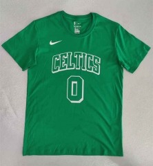 Boston Celtics Green #0 NBA Cotton T-shirt-LH