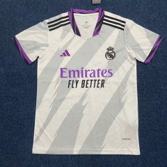 2022-2023 Real Madrid White&Purple Thailand Soccer Jersey AAA-3160