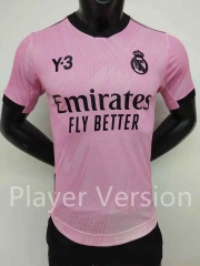 Player Version 2022-2023 Real Madrid Pink Thailand Soccer Jersey AAA-9926