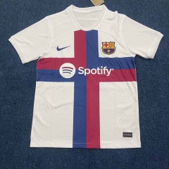 2022-2023 Barcelona White Thailand Soccer Jersey AAA-3160