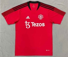2022-2023 Manchester United Red Thailand Training Jersey AAA-817